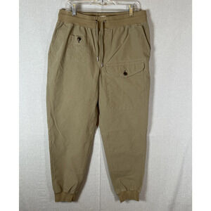 Fieldworth Pace Jogger Pants Mens Size Large Flagstone Tan 4 Way Stretch Tapered